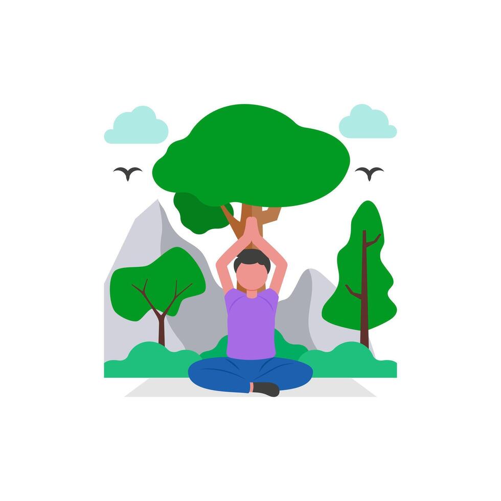 Nature Call Illustration vector