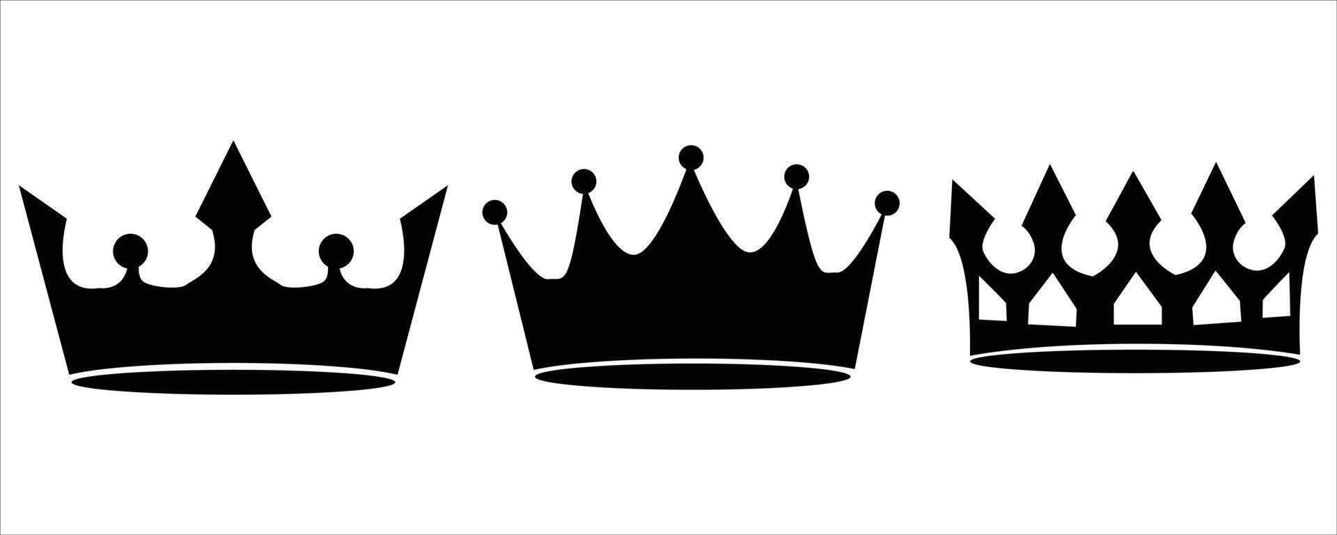 Crown Illustration set on white vector
