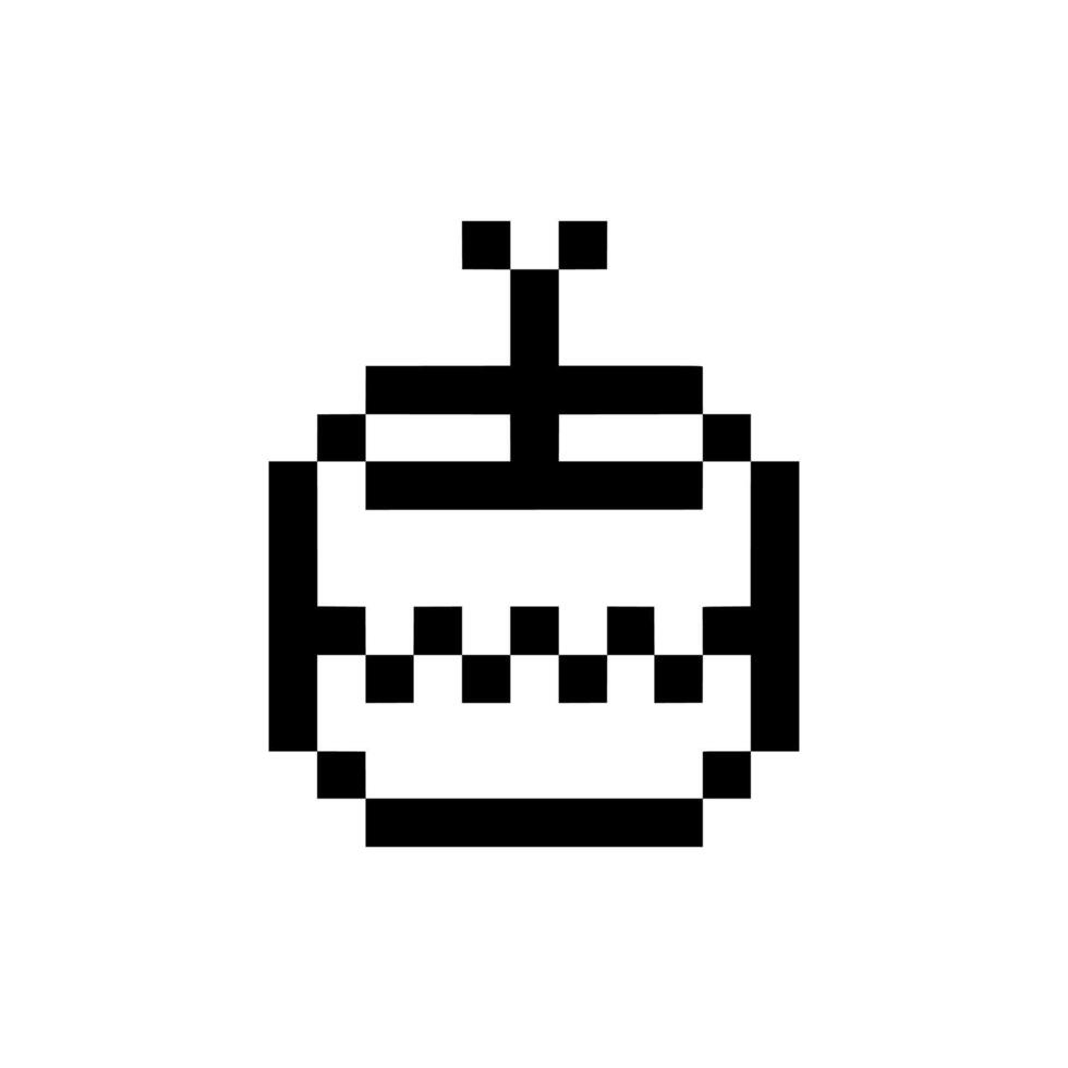 simple clover pixel aesthetic vector