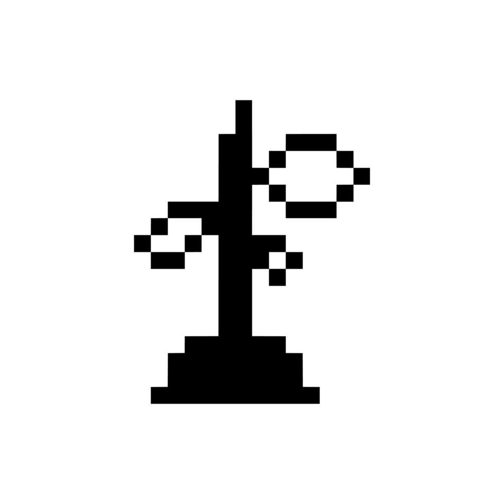 Cozy outline sprout pixel artwork vector