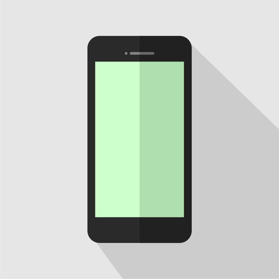 Illustration of a smartphone for communication vector