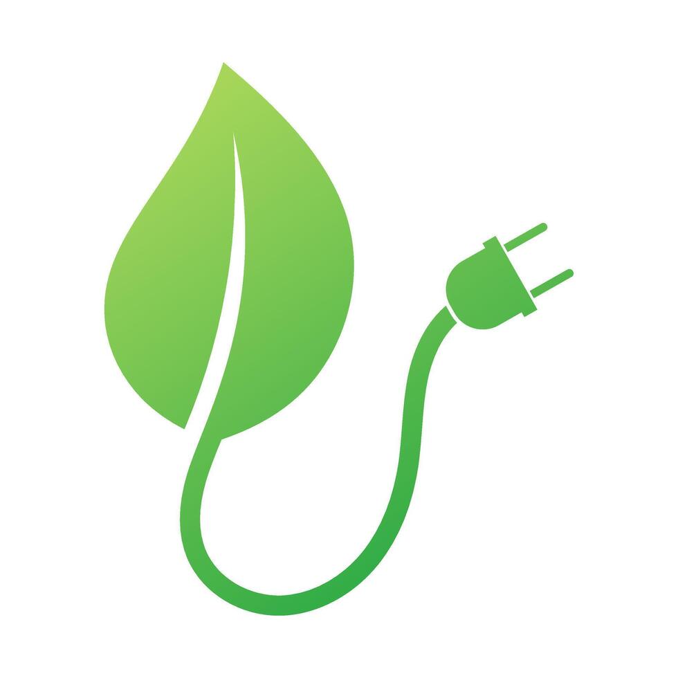 Green energy concept vector