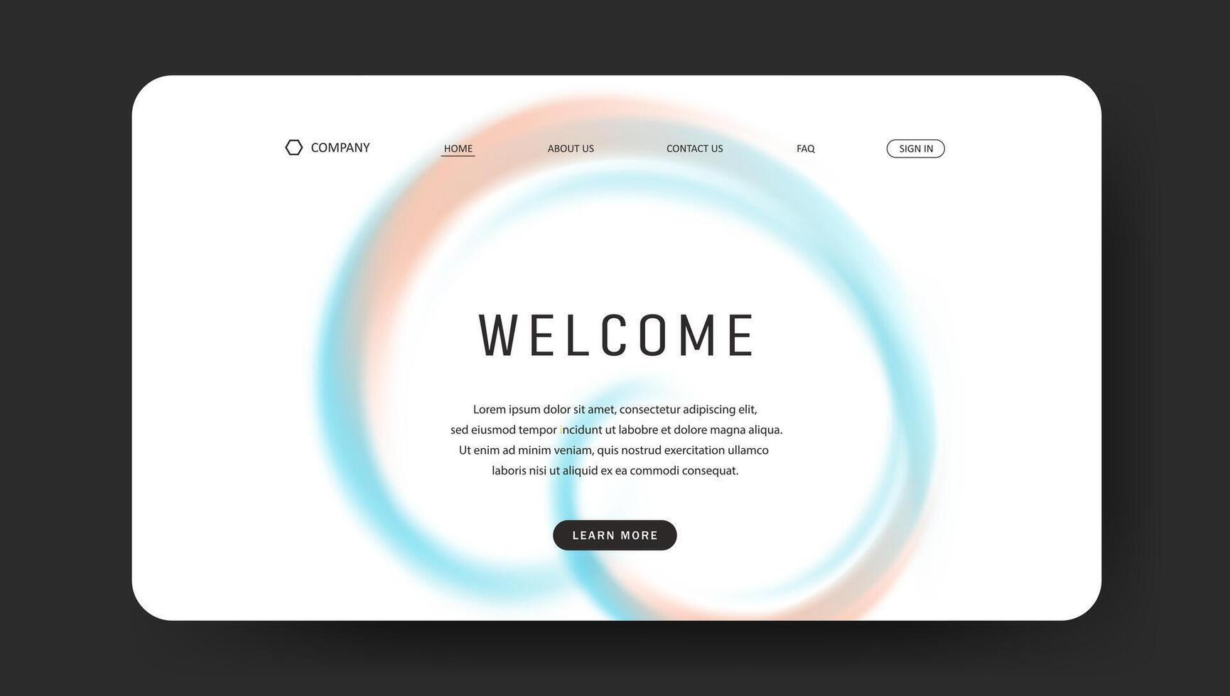 abstract background for web page vector