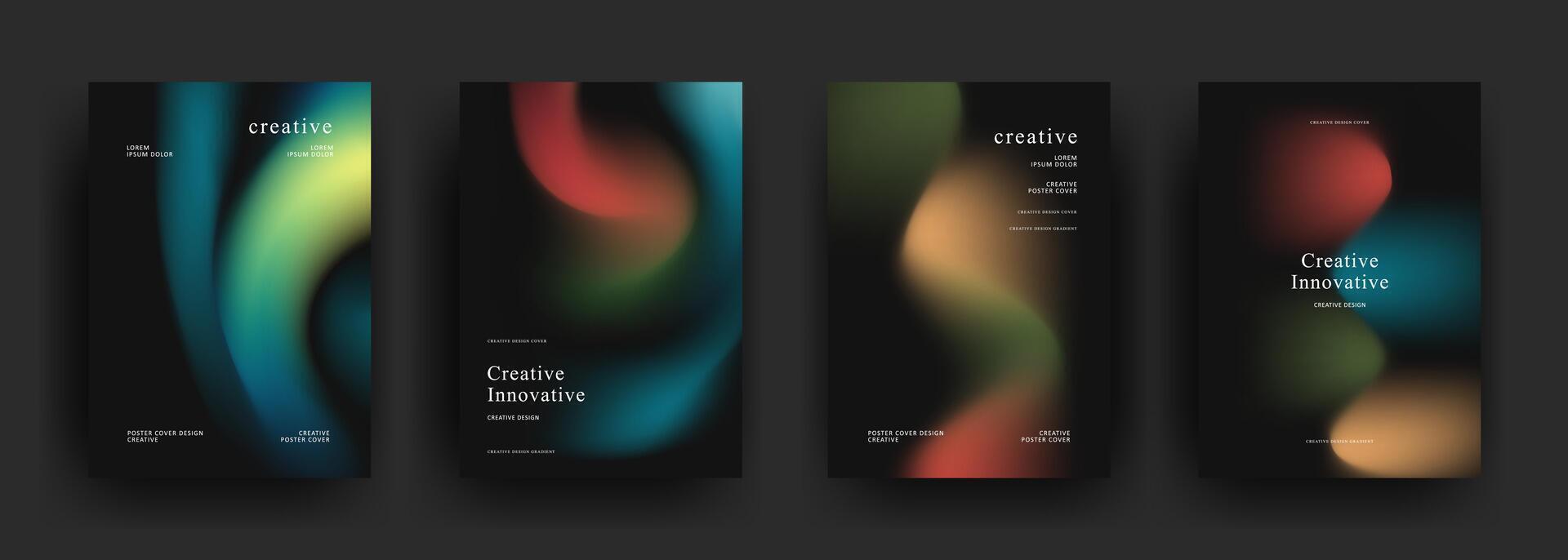 background poster banner template retro design vector