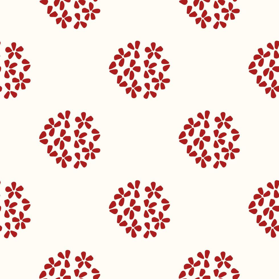 Garnet seeds simple background vector