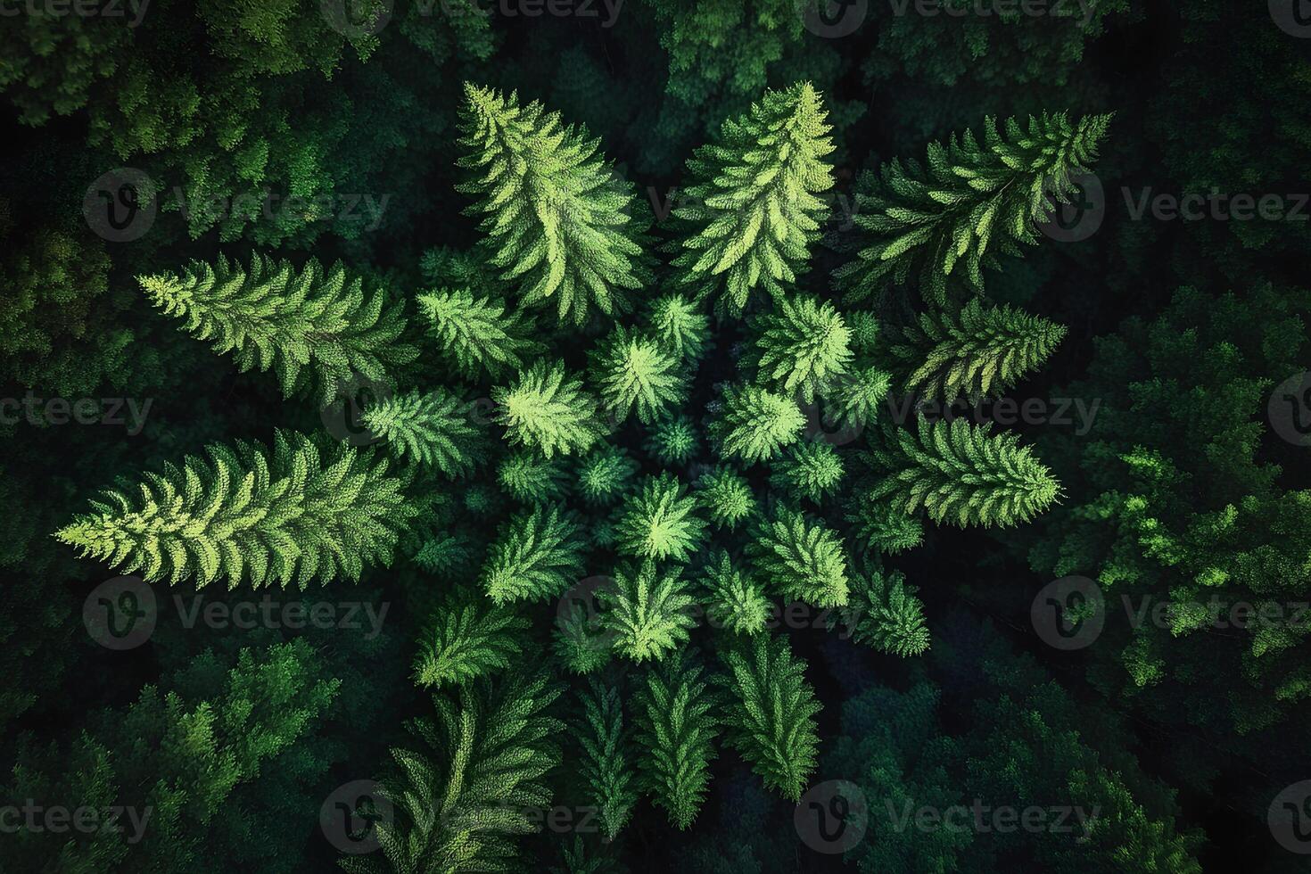 Vibrant abstract fractal art with intricate patterns and colors, perfect for creative designs, posters, t-shirt prints, and digital projects photo