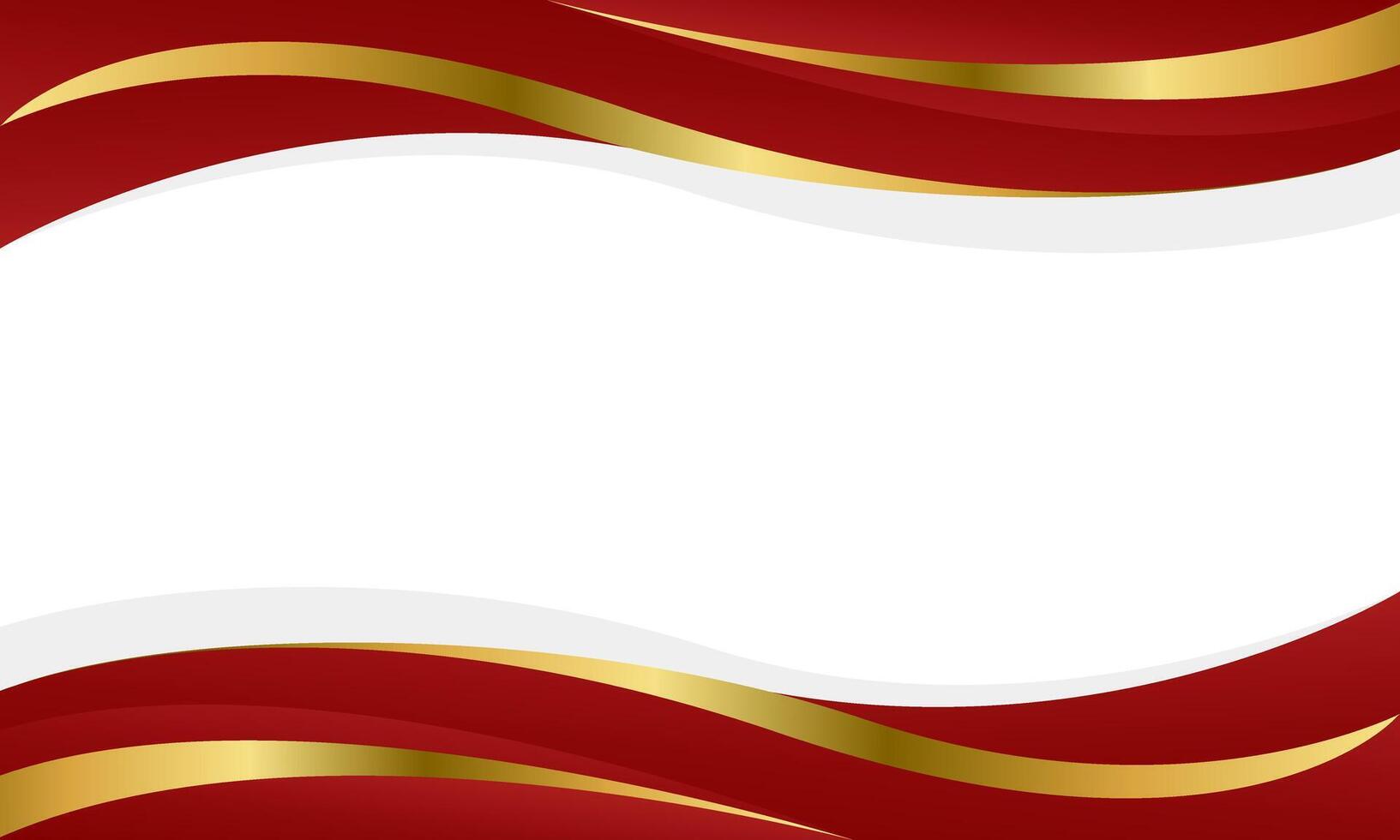 Elegant Red and gold abstract wave background. Modern luxury design. Suitable for Invitations, awards, templates, banners vector