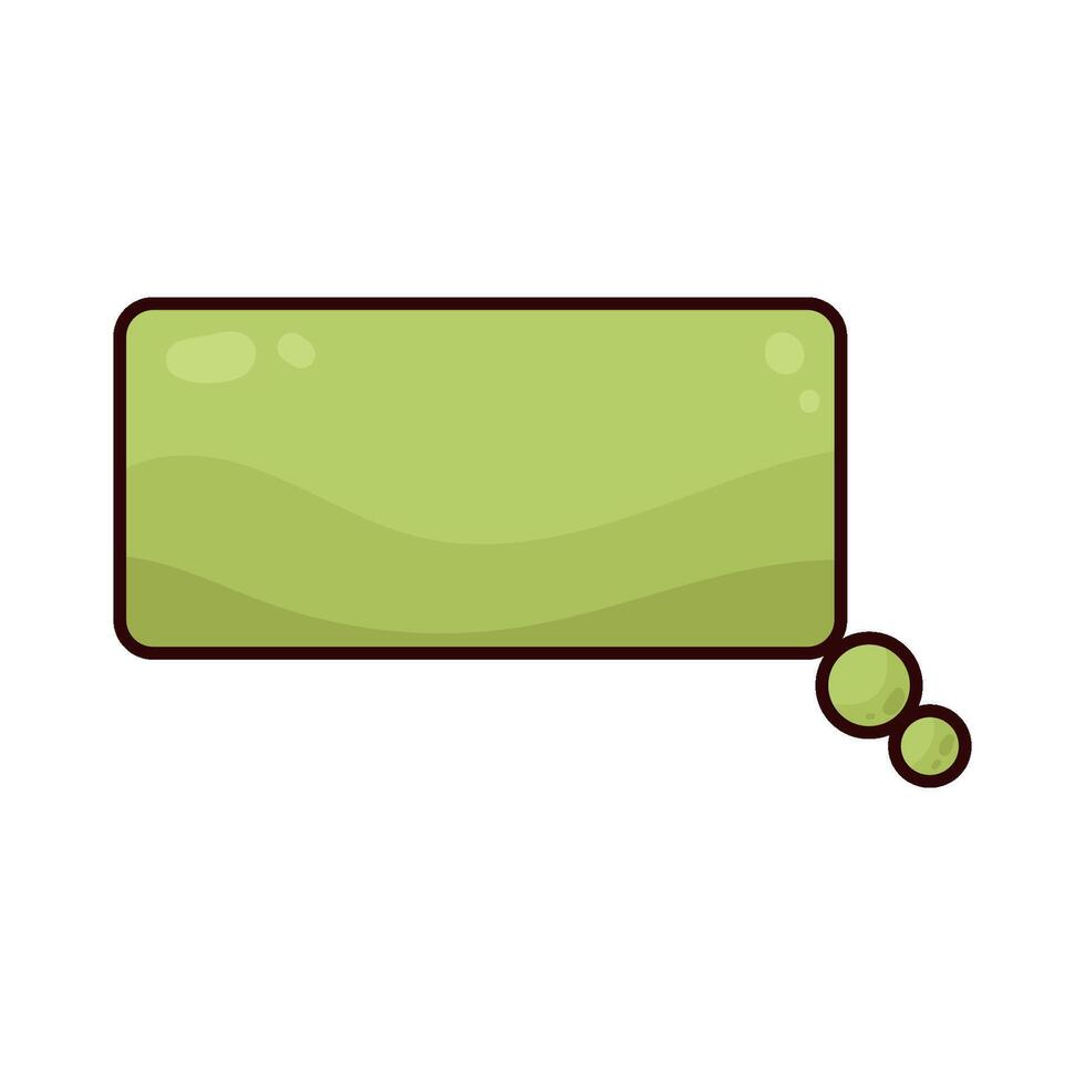 green chat box vector