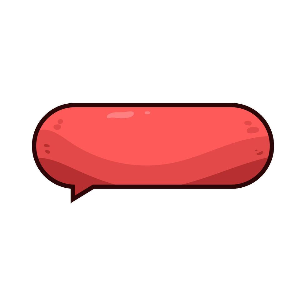 pink chat box vector