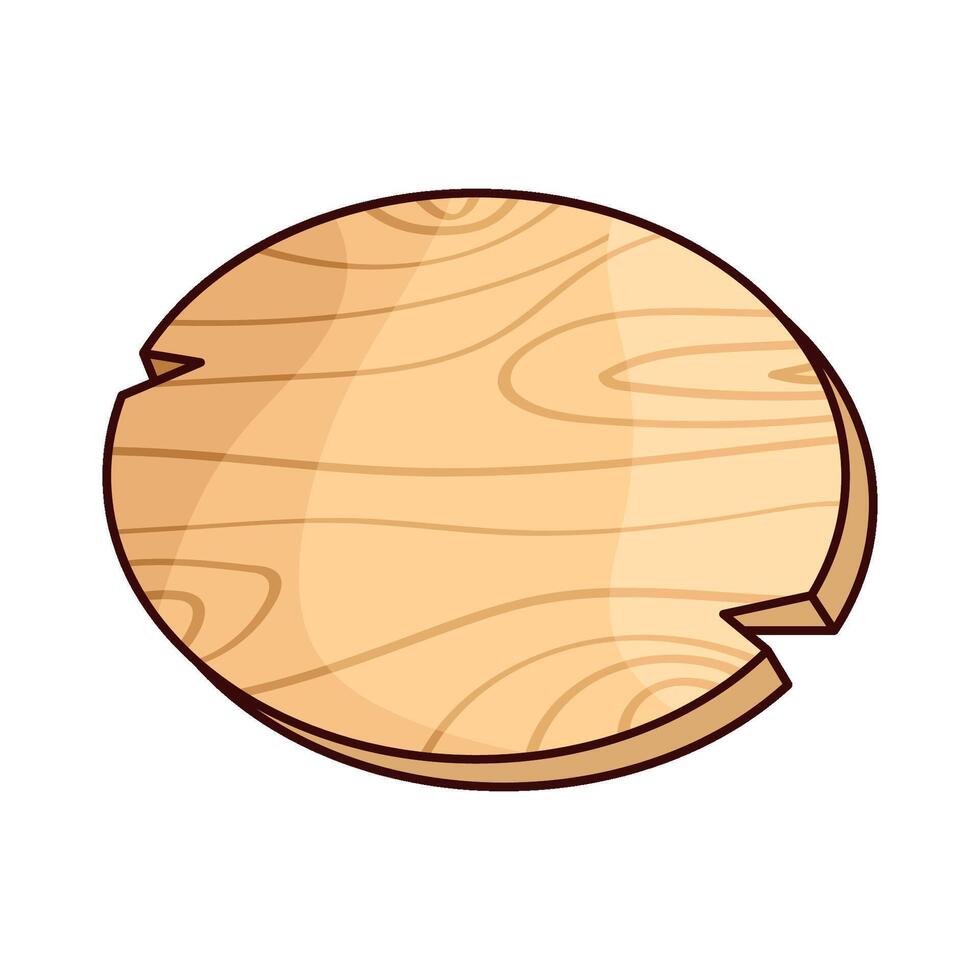 illustration of wooden plank vector