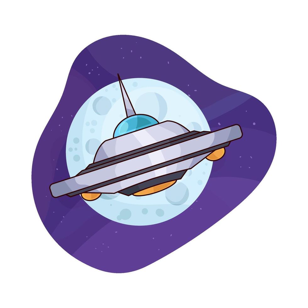 Illustration of a new UFO vector
