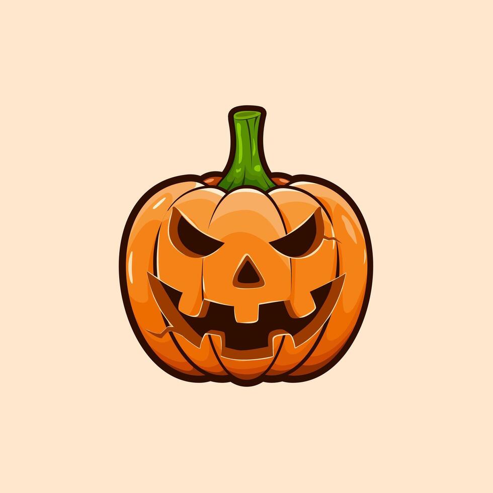 Halloween Pumpkin Jack O' Lantern vector