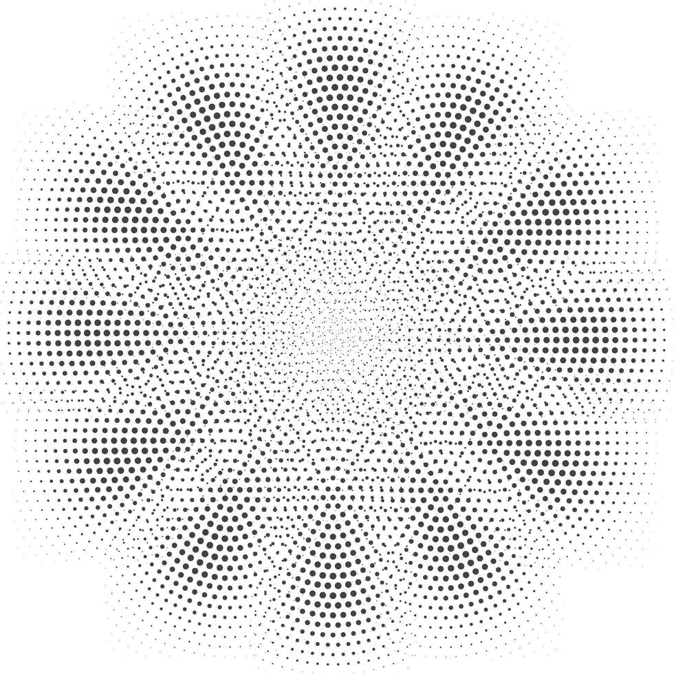 flower halftone dots background vector