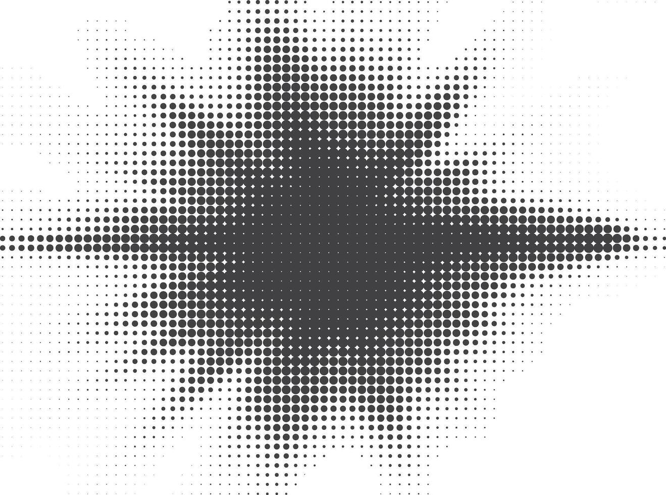 Dynamic Black White Pop Art Halftone Dots Background vector