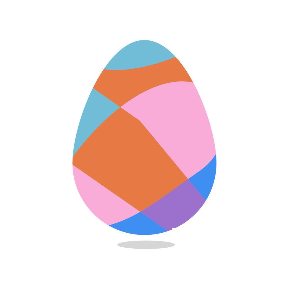 Colorful easter egg vector