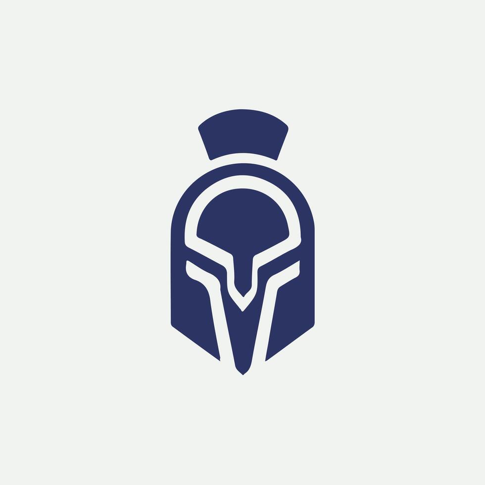 Guardian Linear Spartan Collection Logo Design vector