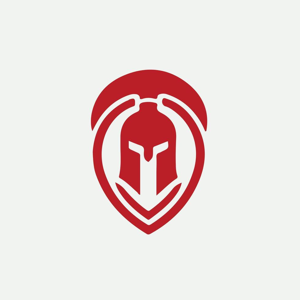 Path Linear Spartan Collection Logo Design vector