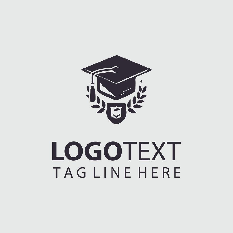 Tassel Flight Cap Infinity Graduation Caps vector