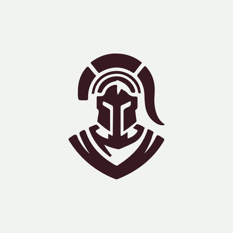 Edge Linear Spartan Collection Logo Design vector
