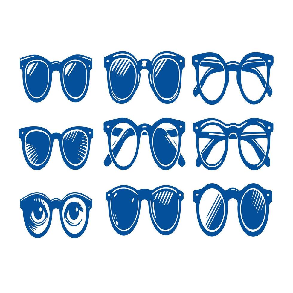 Infinite Lens Eyewear Glasses Collection Logo vector