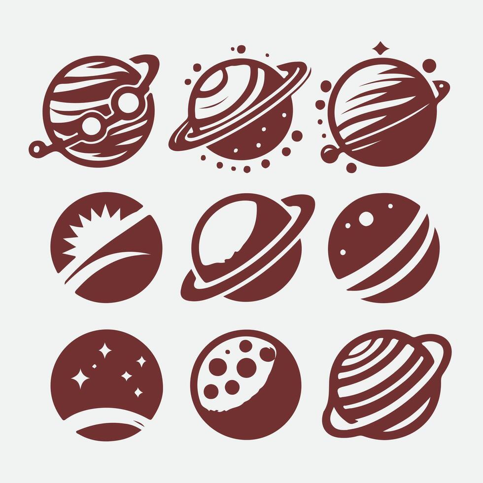 Aetheron Planet Collection Logo vector