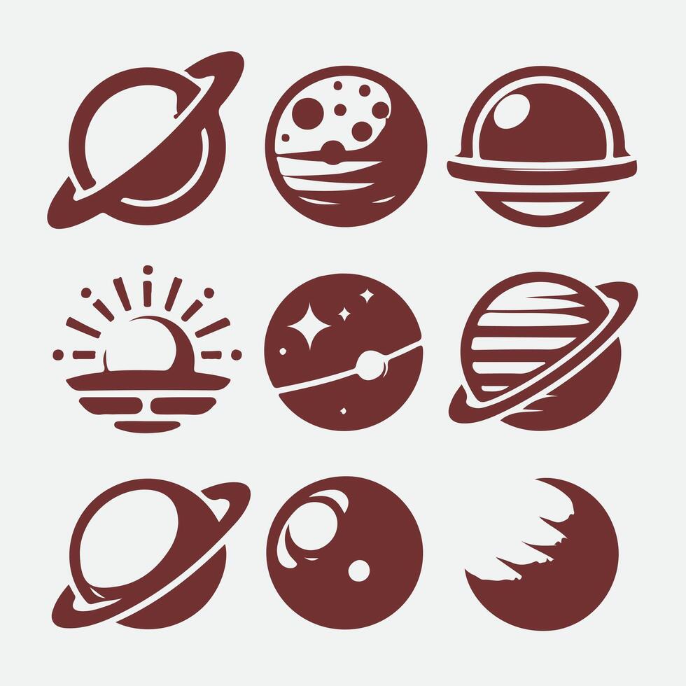 Lythera Planets Collection Logo vector