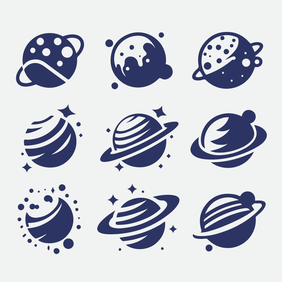 Thalorix Planets Collection Logo vector