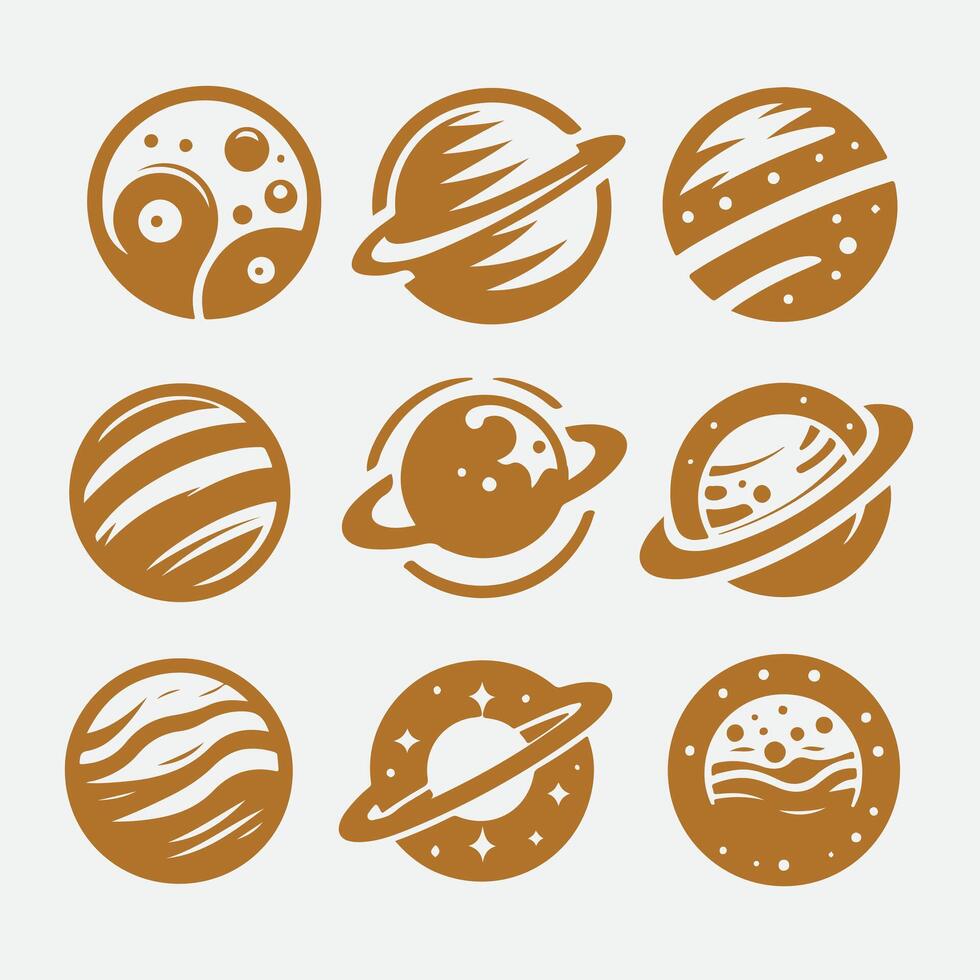 Aetheris Planets Collection Logo vector