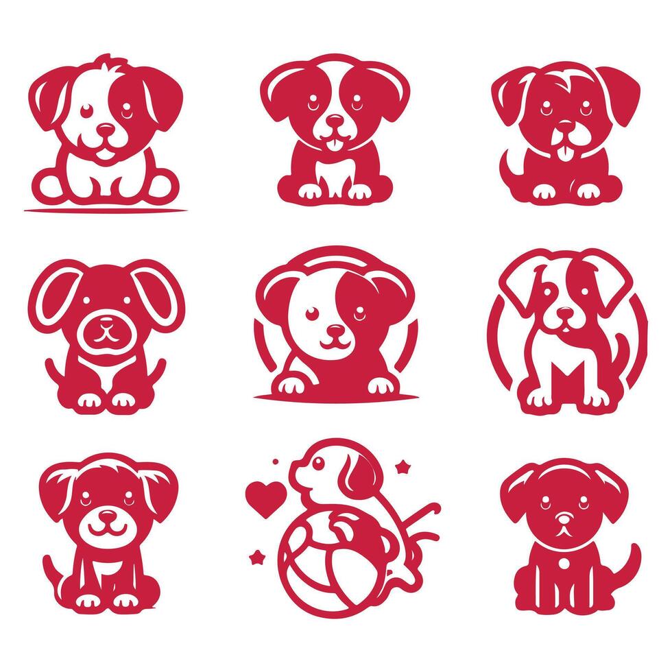 Duke Puppy Collection Logo Design vector