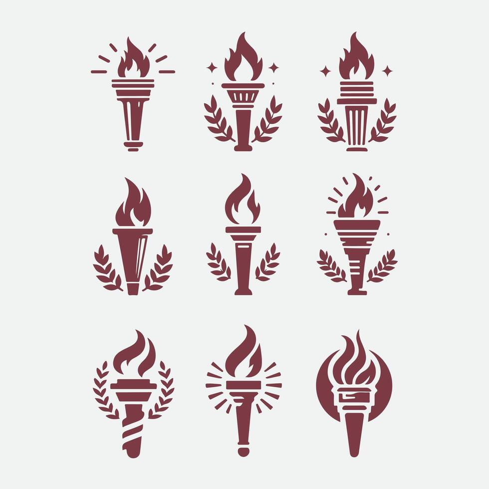 Luminara Torch Collection Logo vector