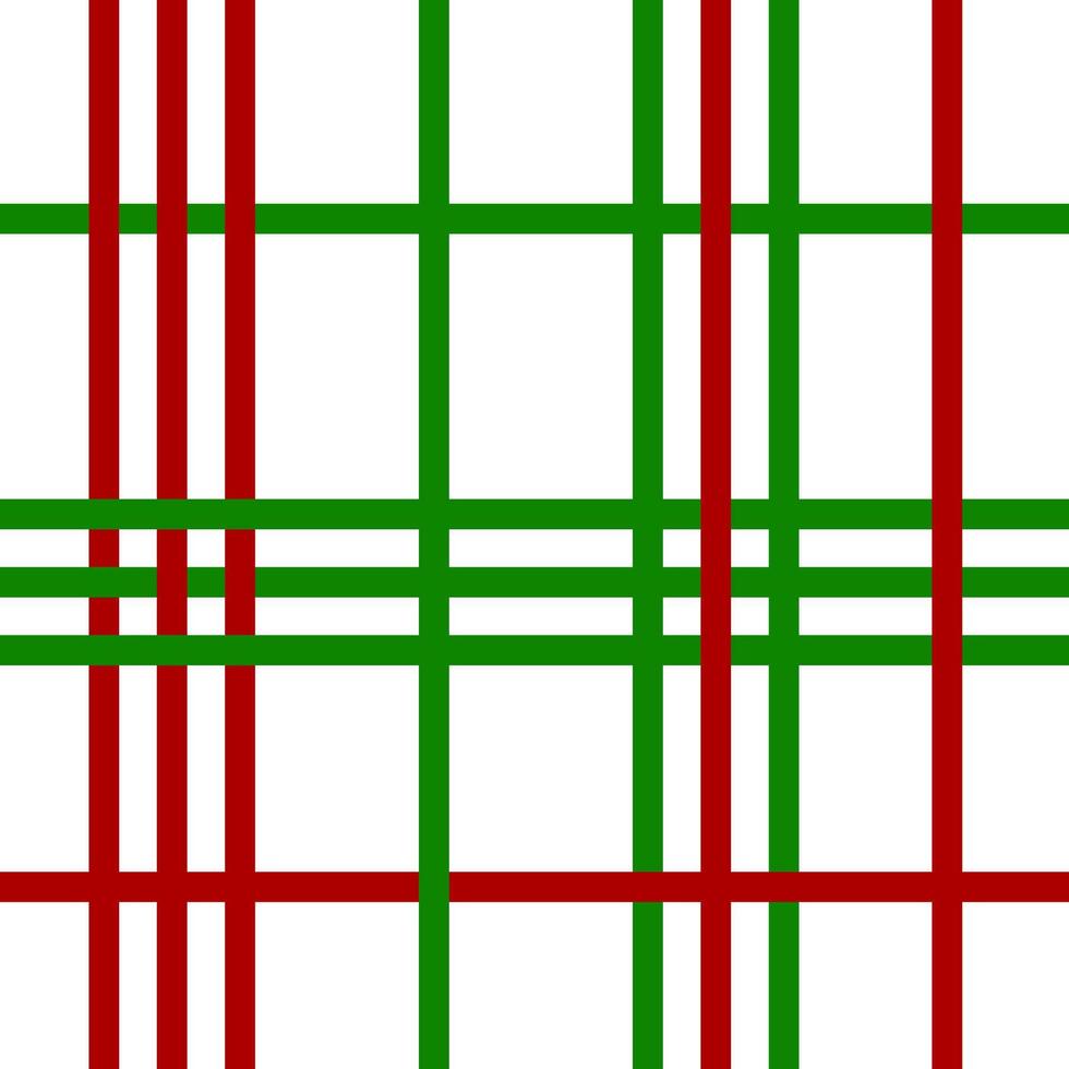 A plaid pattern in red and green vector
