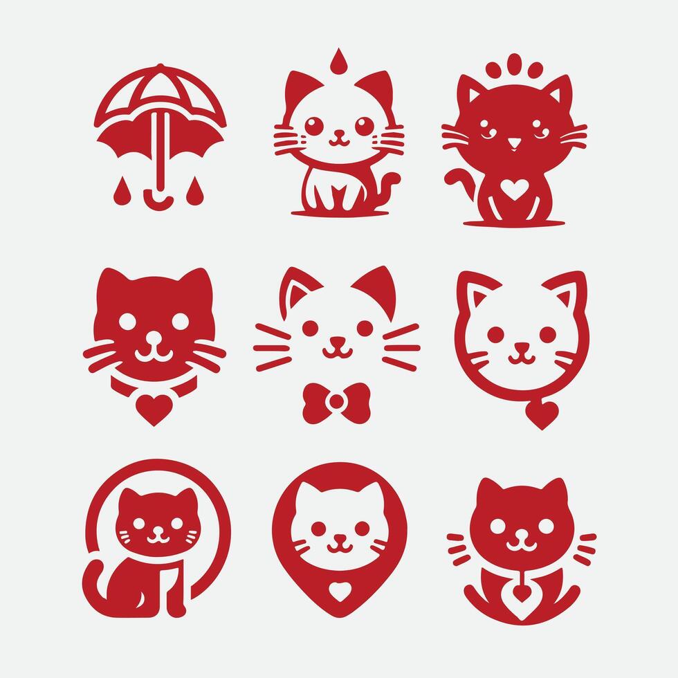 Kitty Haven Kitty collection logo vector