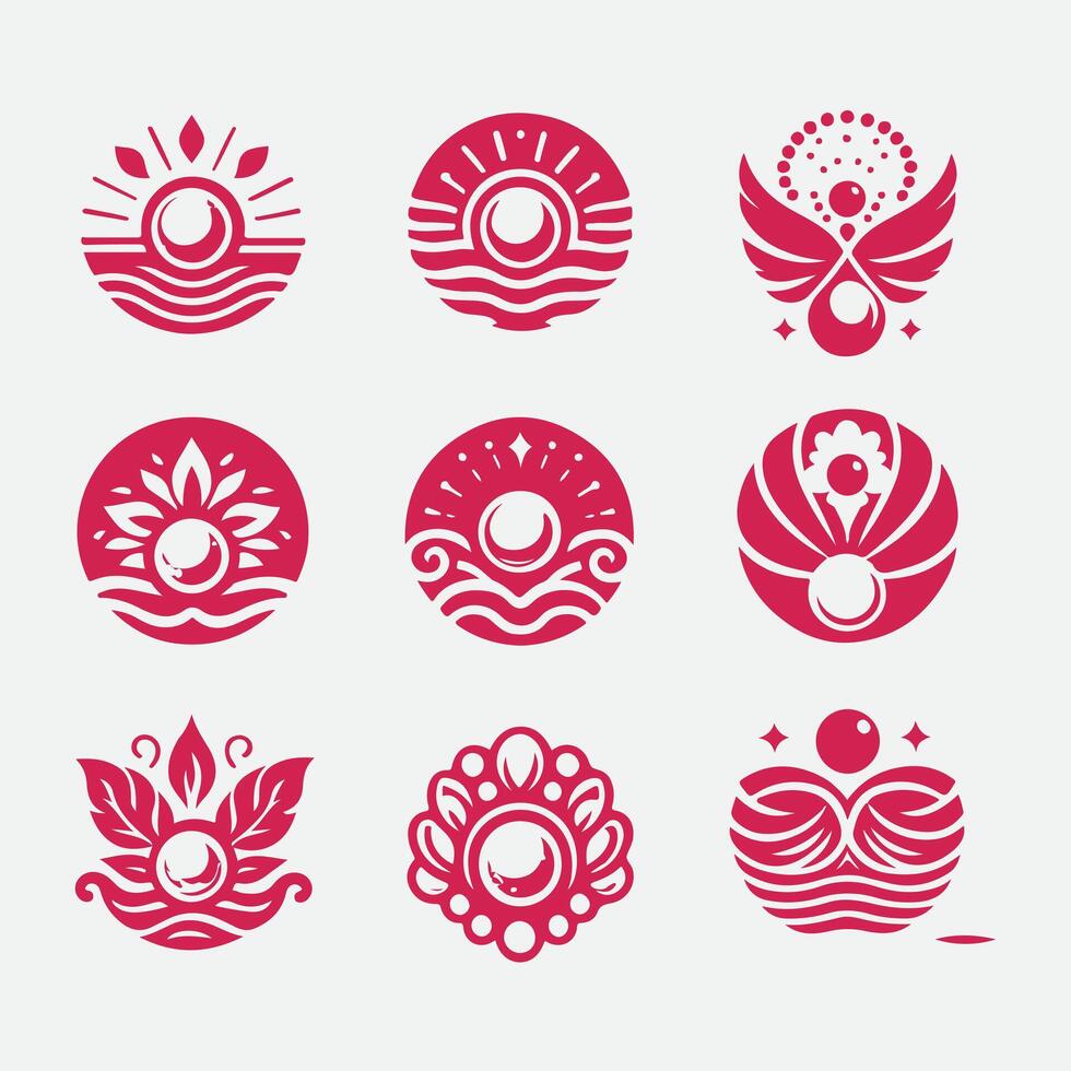 Pure Pearl Studios Pearl collection logo vector