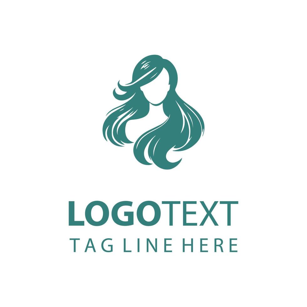 Hair Artistry Woman Hair Logo vector