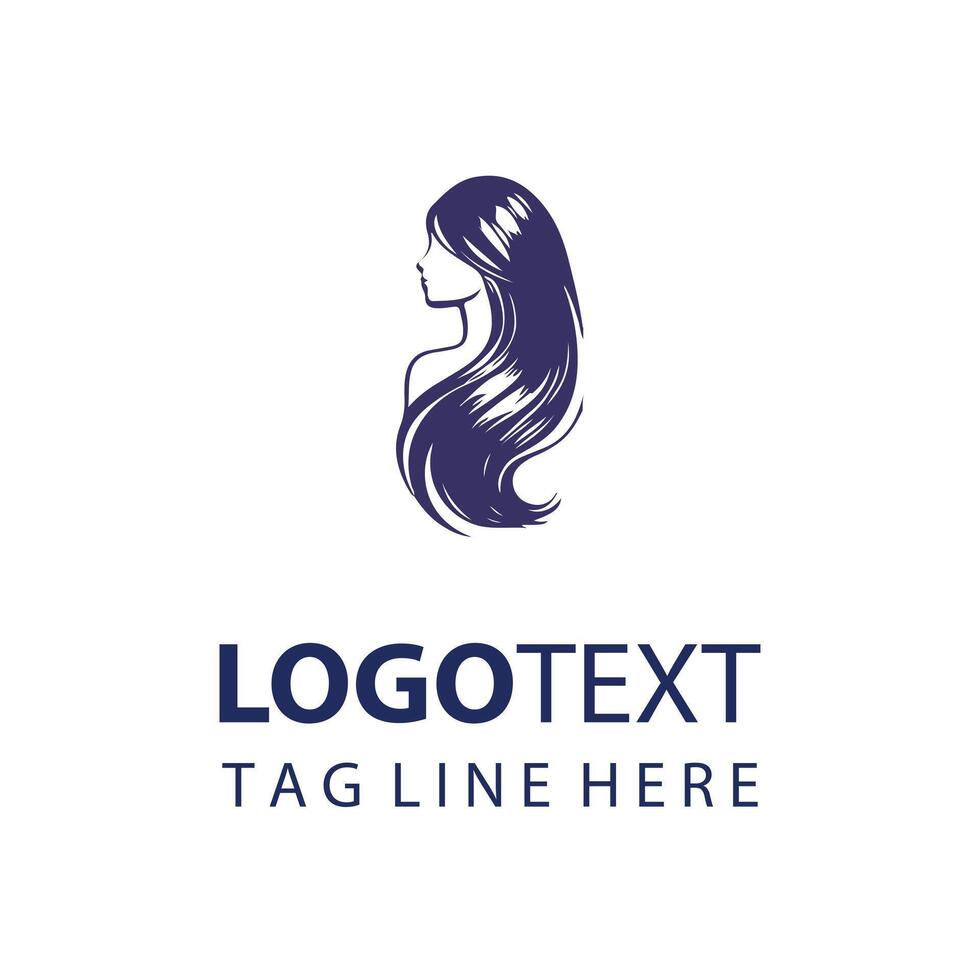 The Haven Woman Hair Logo vector