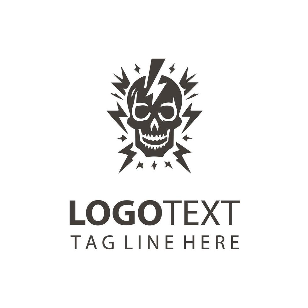 Death Surge skull design vector
