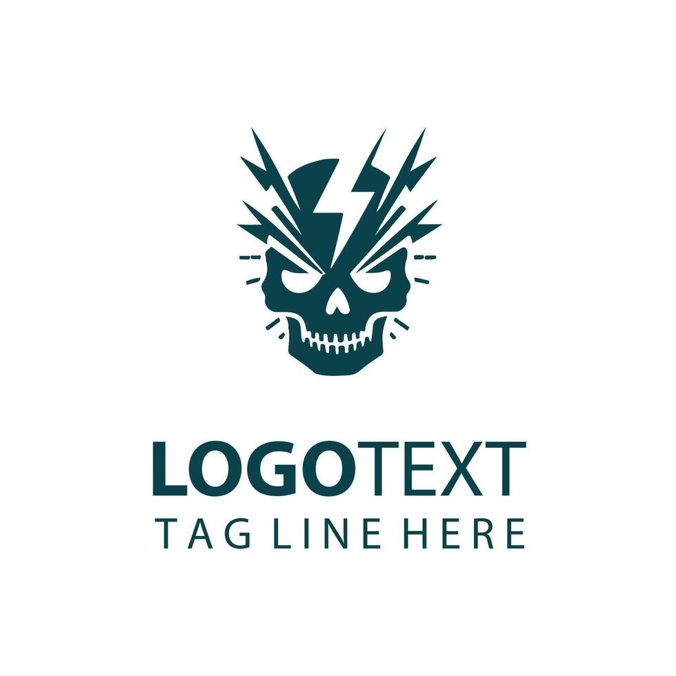 Death Volt skull design vector