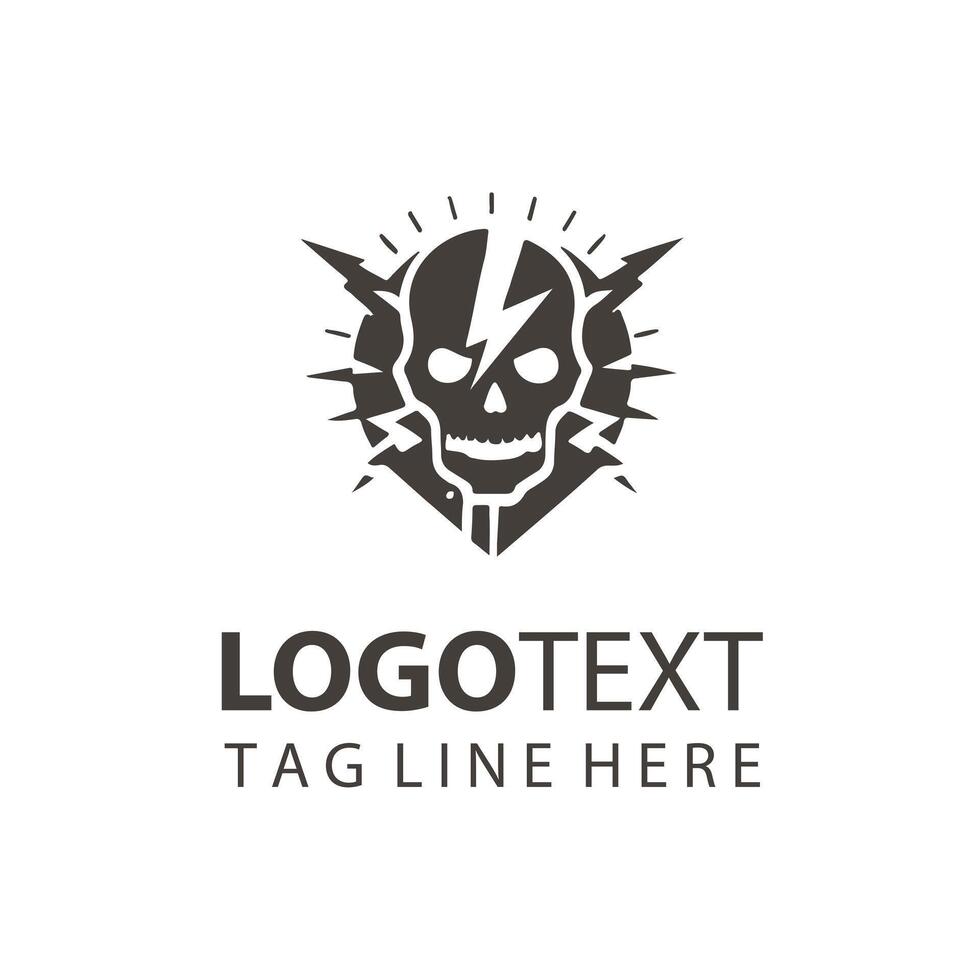 Electric Purge skull design vector