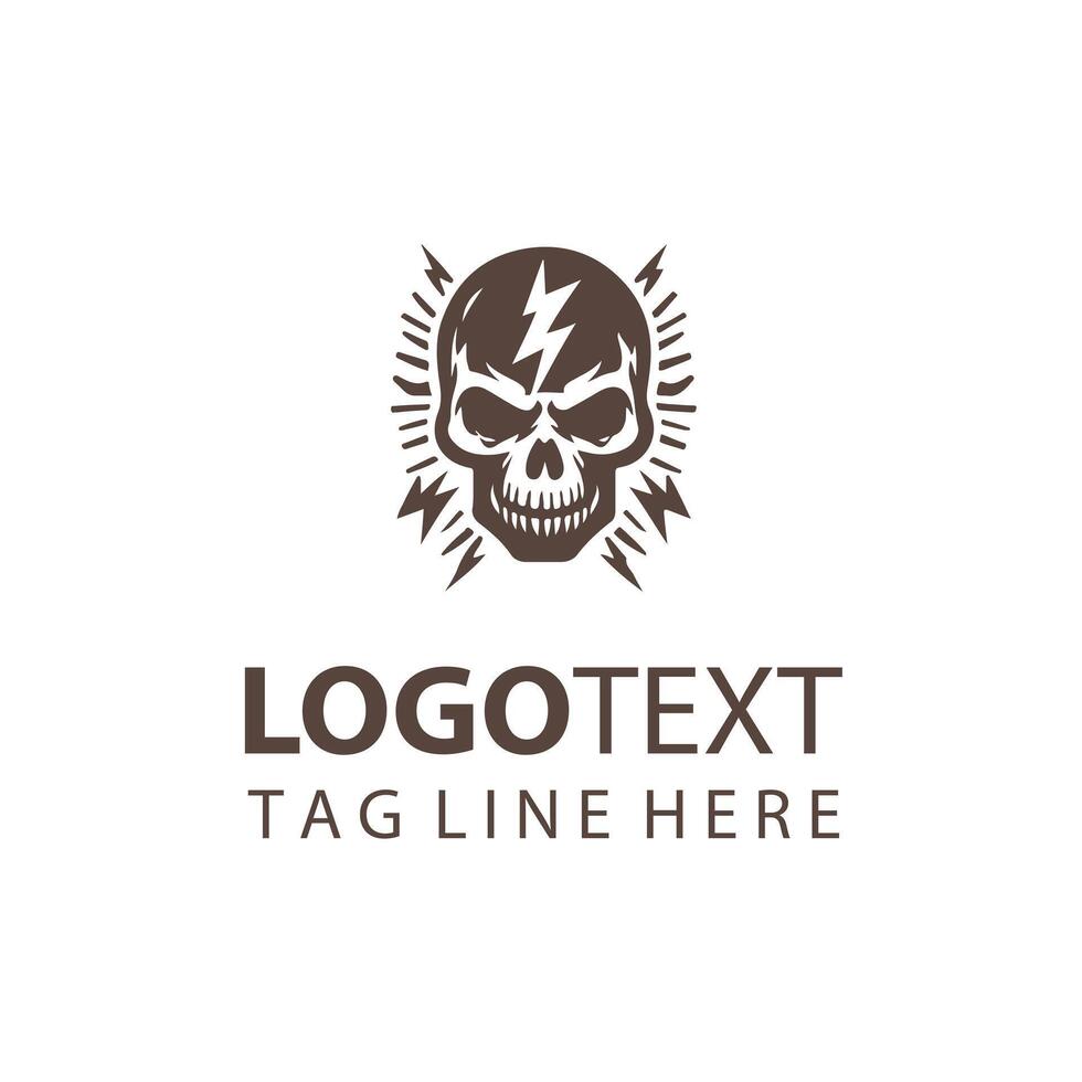 Volt Rage skull design vector
