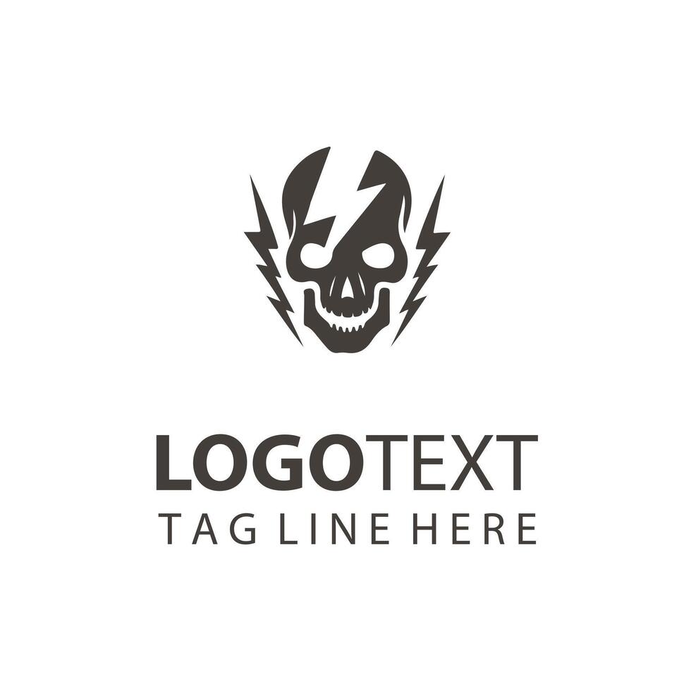 Surge Shock skull design vector