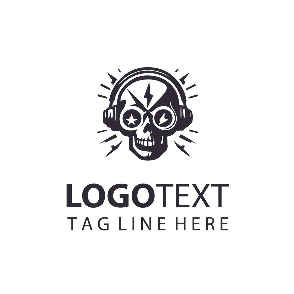 Death Spark skull design vector