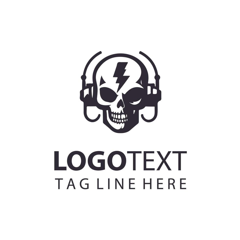 Spark Bone skull design vector