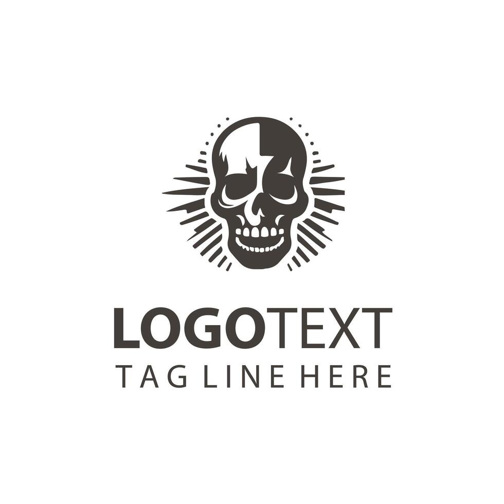 Skull Vortex skull design vector