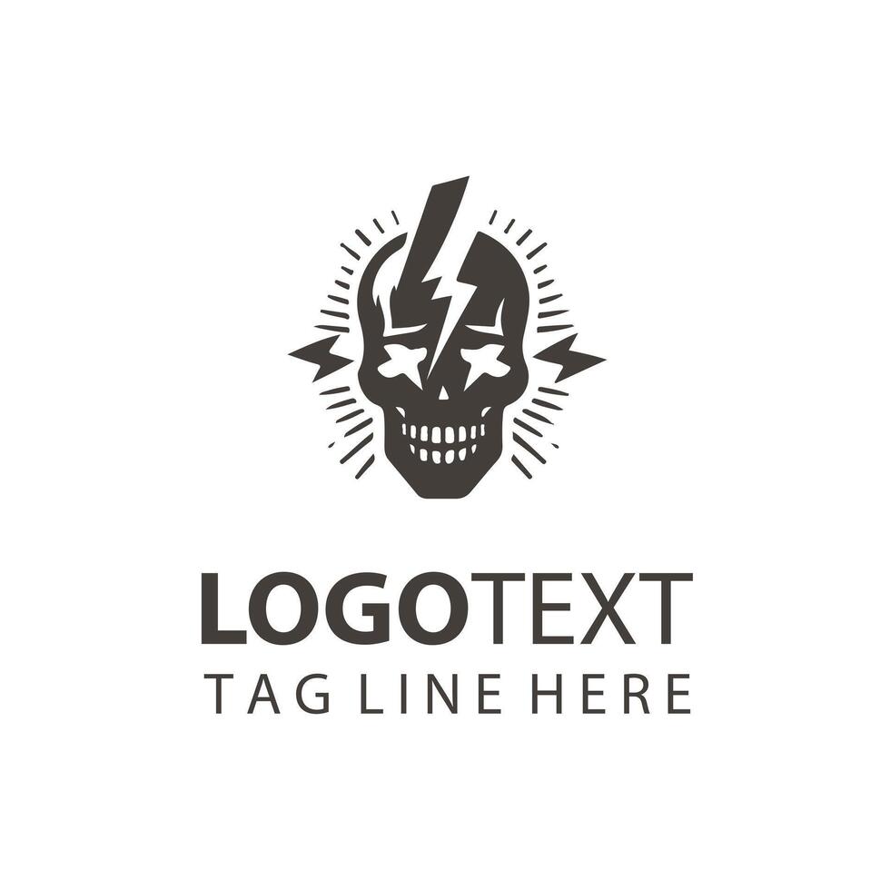 Shock Phantom skull design vector