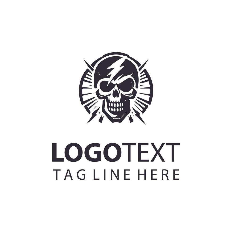 The Bone Lords skull design vector