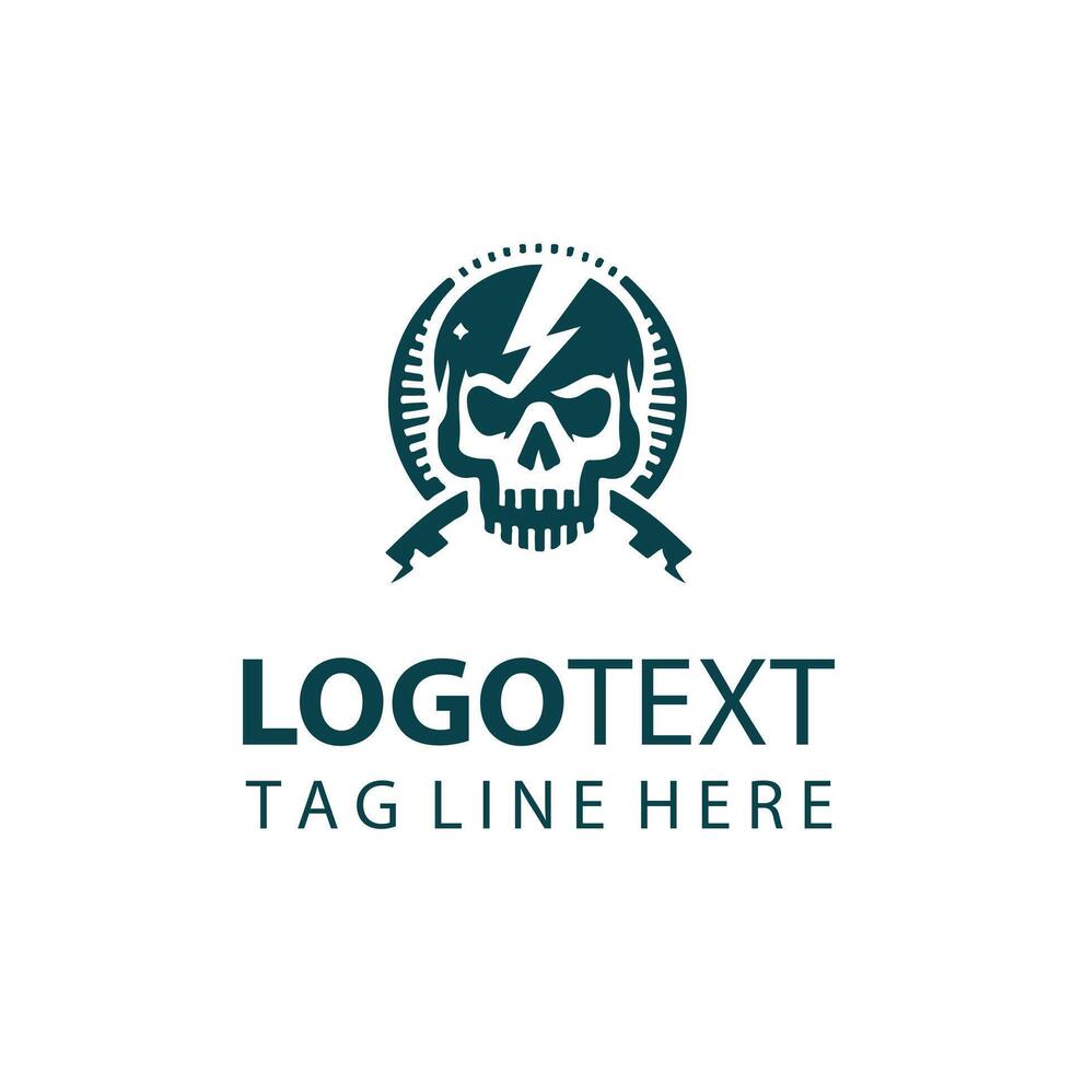 Bone Raze skull design vector