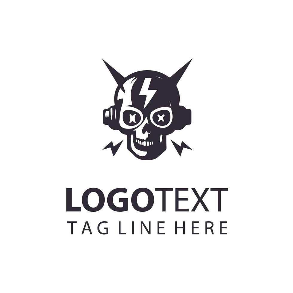 Phantom Bone skull design vector