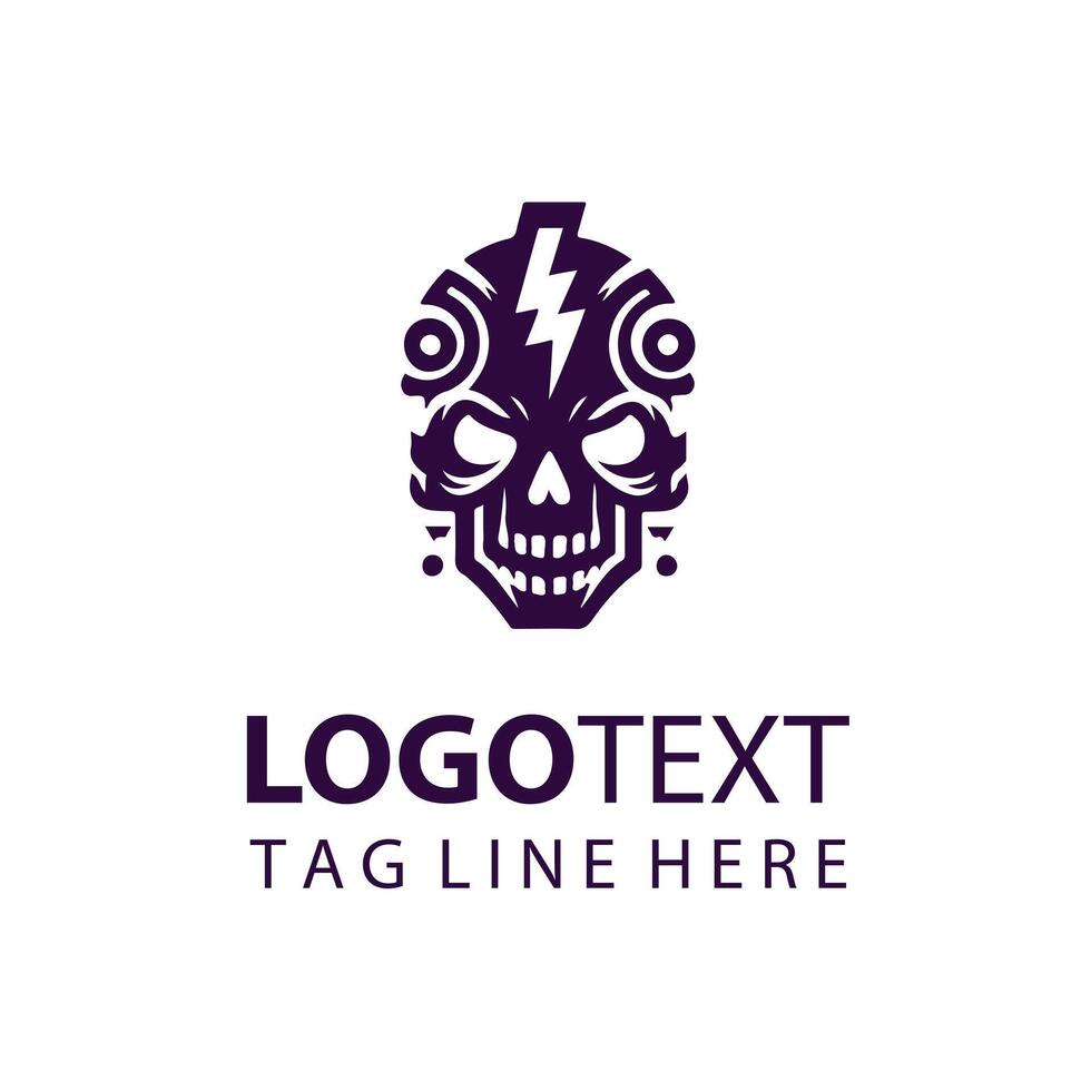 Death Grin skull vector
