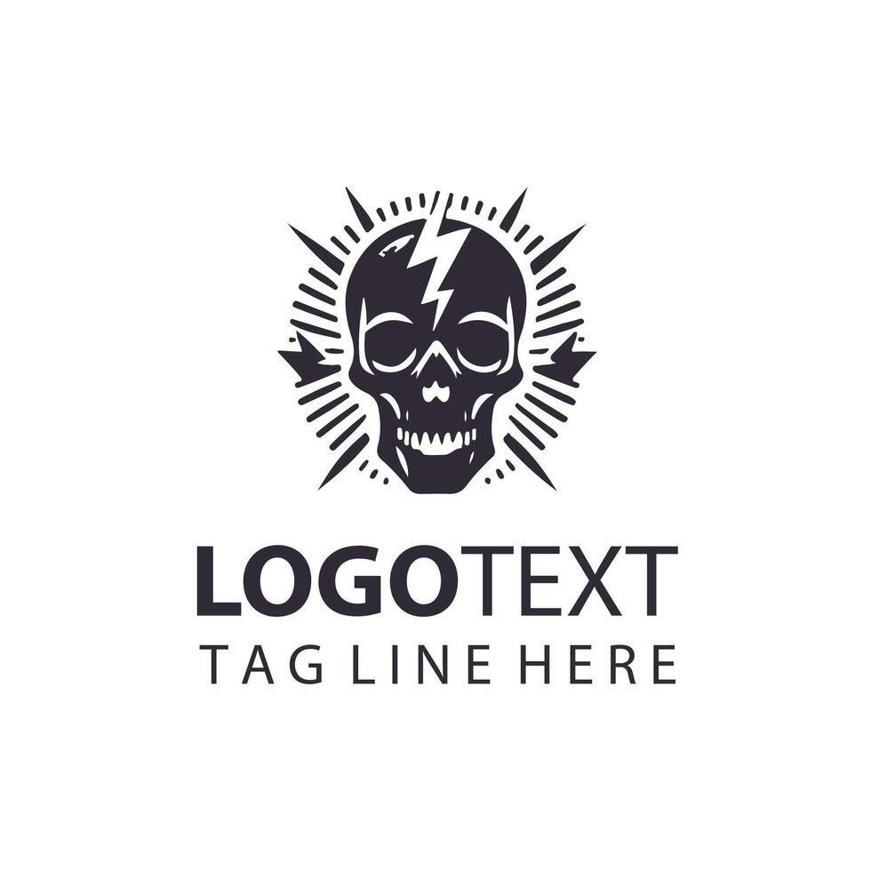 Skull Static skull design vector