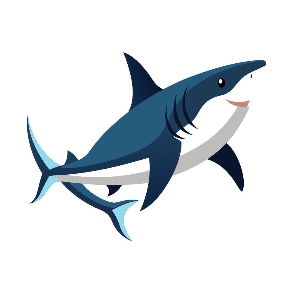 Stylish Artwork of Bala Shark Fish vector